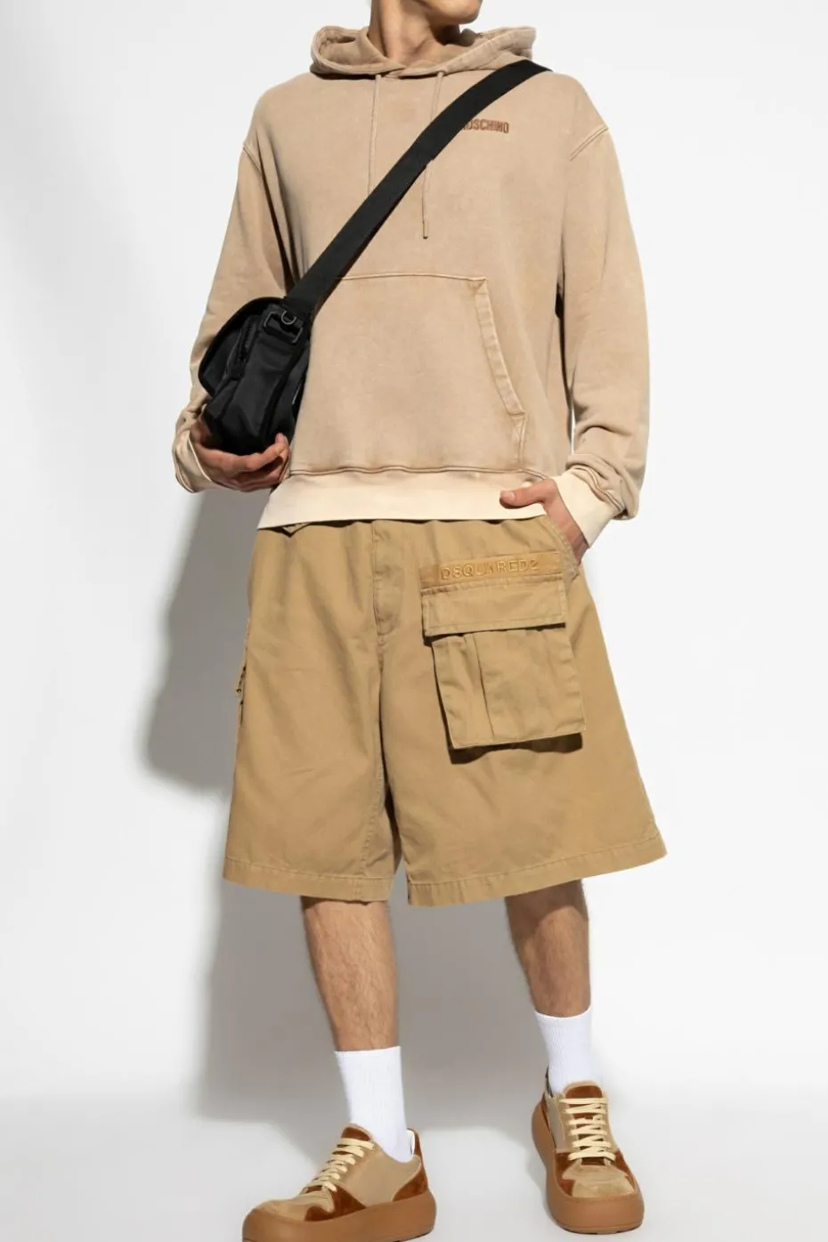 Moschino beige Sweatshirt from the "Smiley" collection