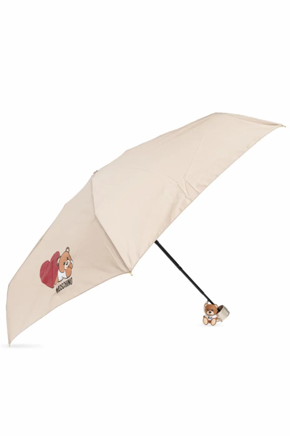Moschino beige Umbrella with logo