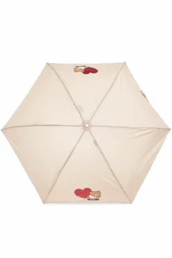 Moschino beige Umbrella with logo