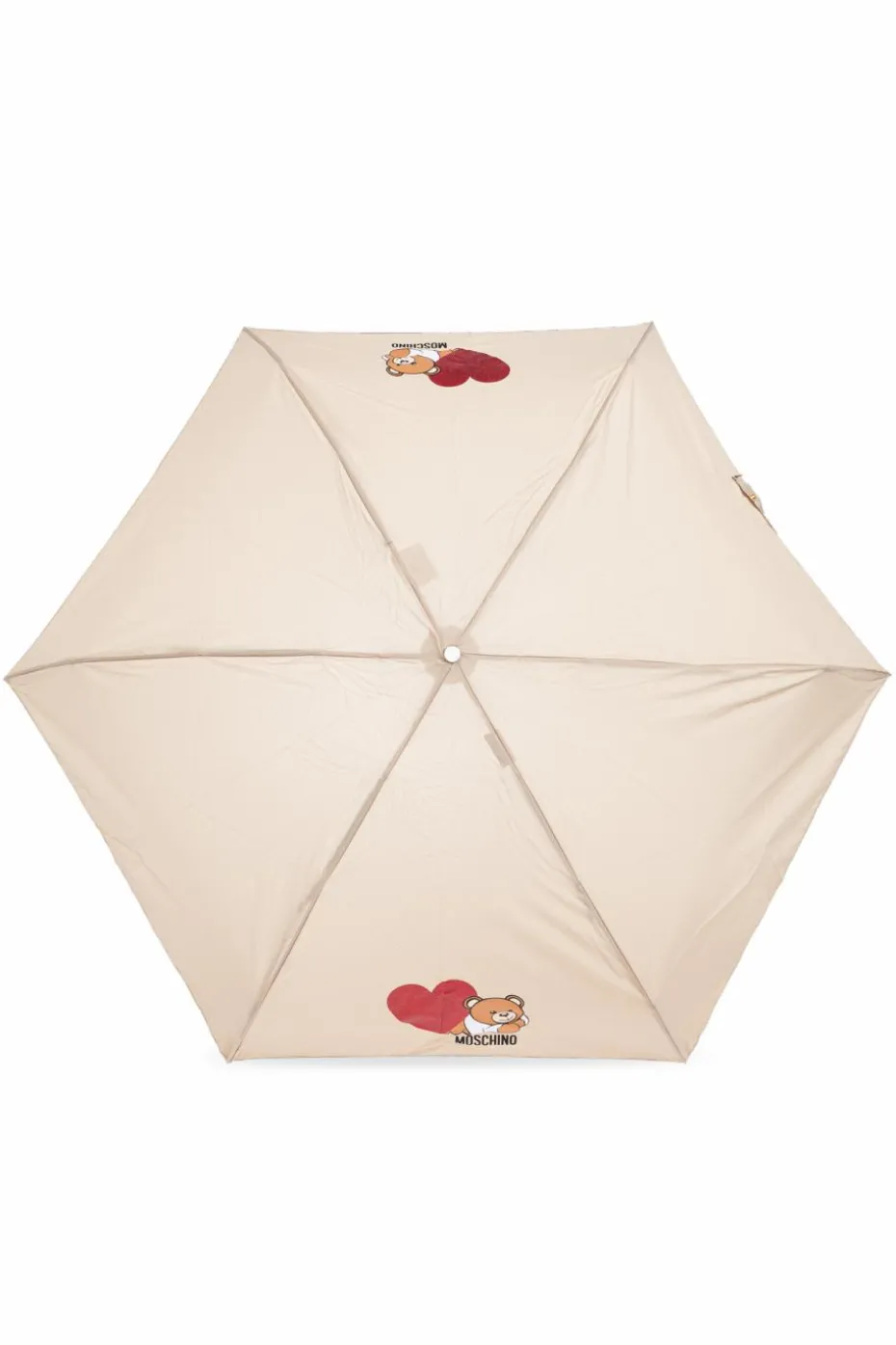 Moschino beige Umbrella with logo