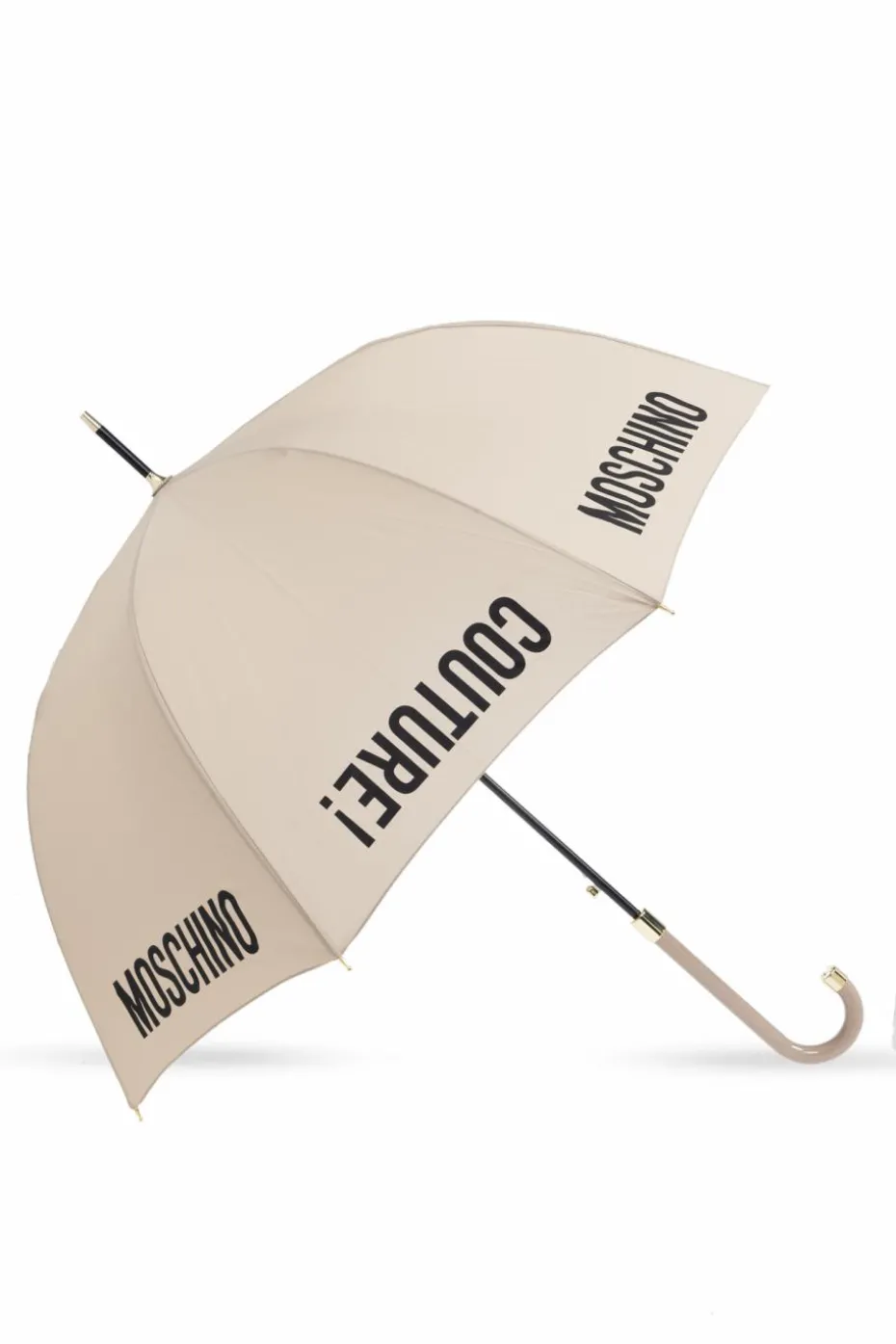 Moschino beige Umbrella with logo