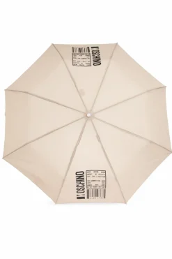 Moschino beige Umbrella with logo