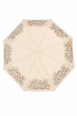 Moschino beige Umbrella with logo