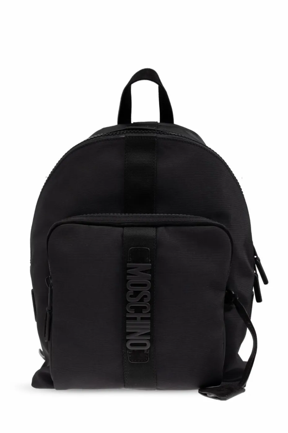 Moschino BLACK Backpack with logo