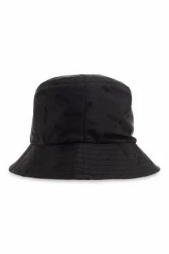 Moschino BLACK Bucket hat with monogram