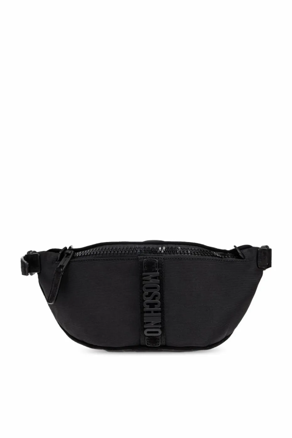 Moschino BLACK Dog waist bag
