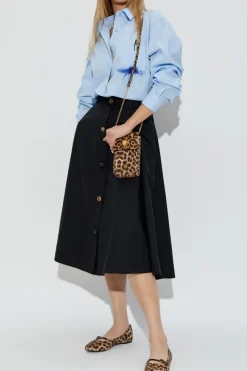 Moschino BLACK Flared skirt