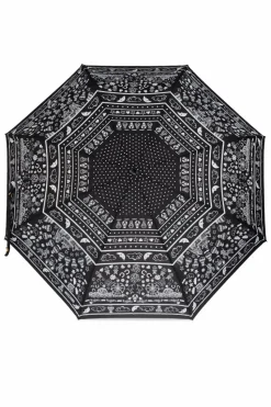 Moschino BLACK Folding umbrella with logo