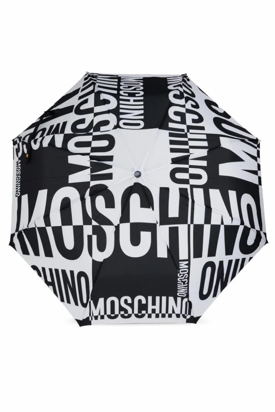 Moschino BLACK Folding umbrella with logo