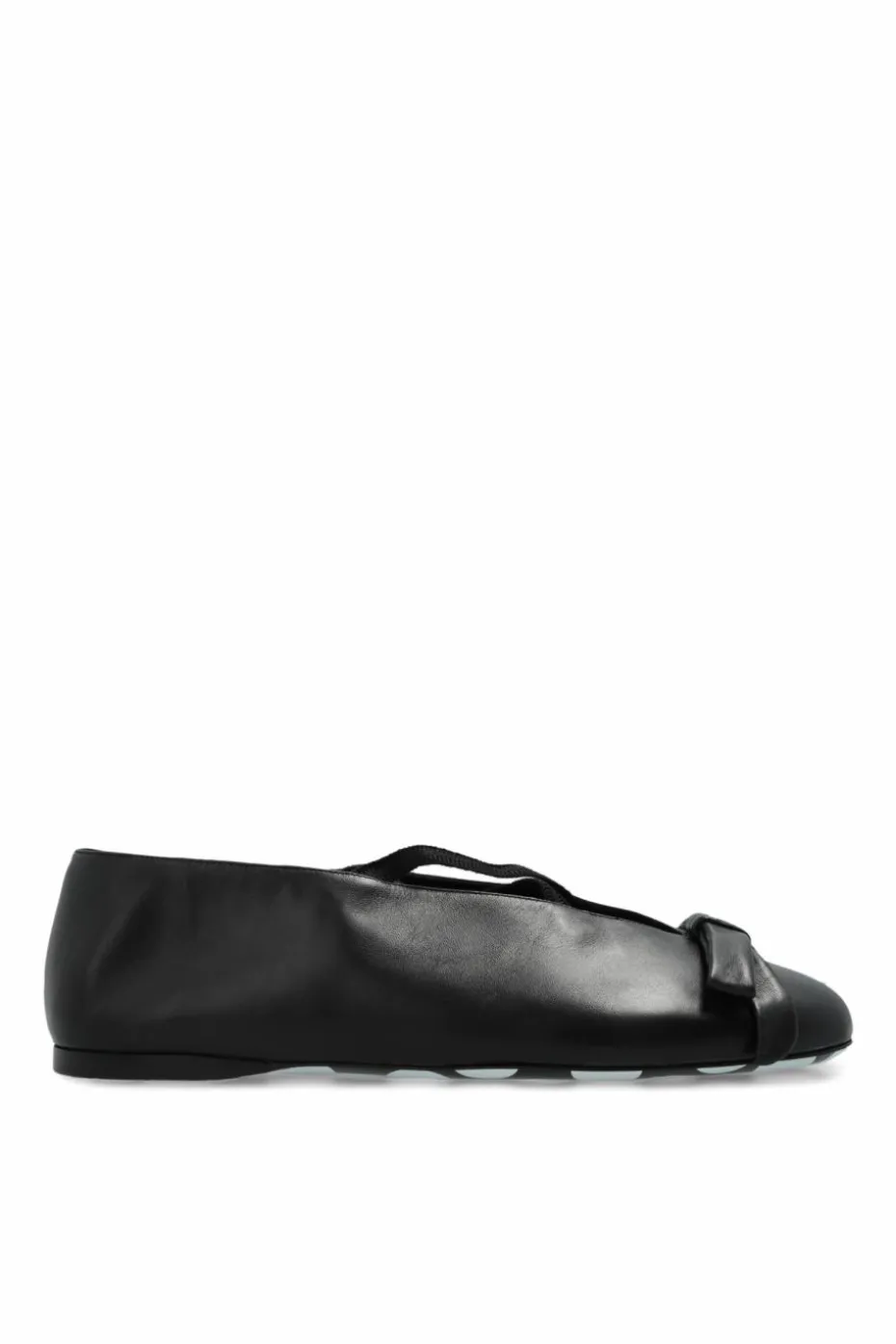 Moschino BLACK Leather ballerinas