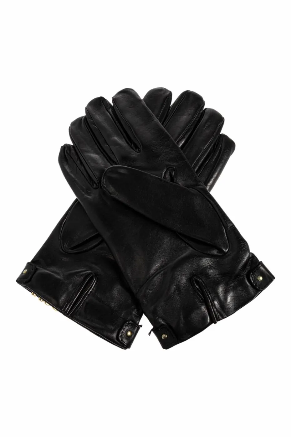 Moschino BLACK Leather gloves