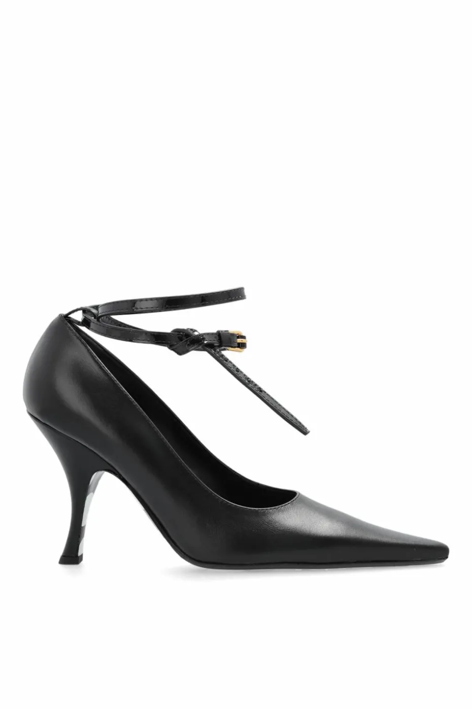 Moschino BLACK Leather high heels