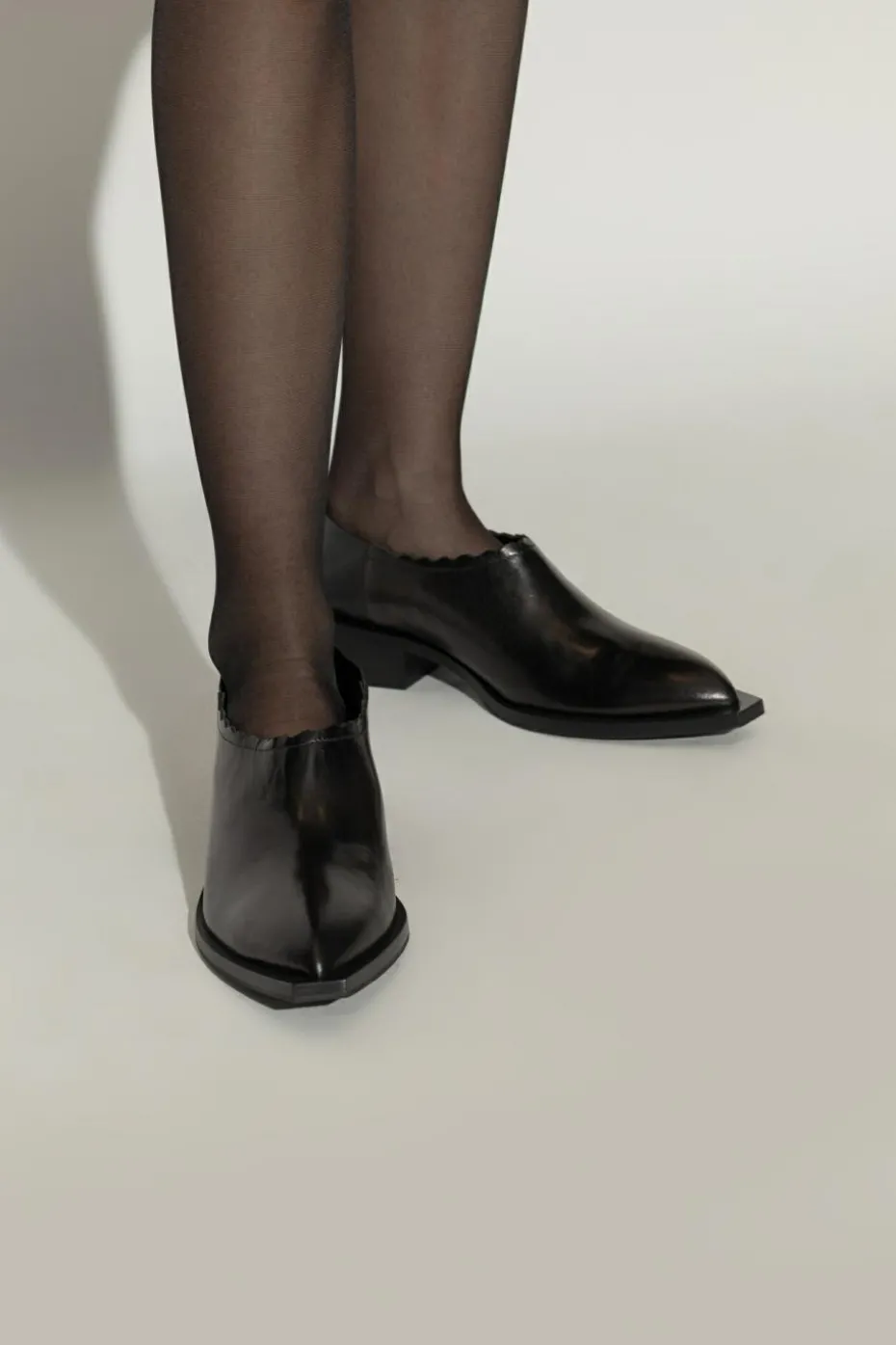 Moschino BLACK Leather shoes