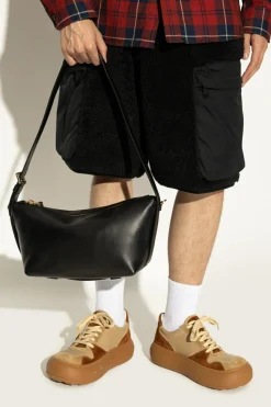 Moschino BLACK Leather shoulder bag