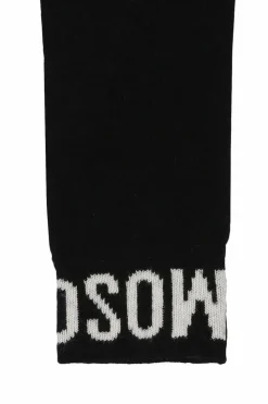 Moschino BLACK Logo gloves