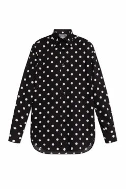 Moschino BLACK Polka dot pattern shirt