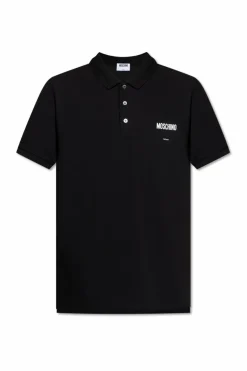 Moschino BLACK Polo with logo