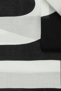 Moschino BLACK Scarf with logo