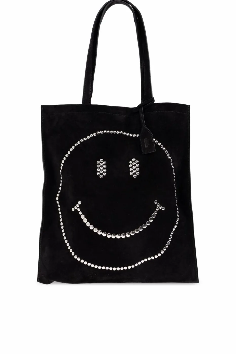 Moschino BLACK Shopper bag from the "Smiley" collection