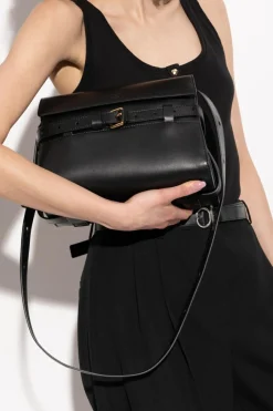 Moschino BLACK Shoulder bag with logo