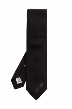 Moschino BLACK Silk tie