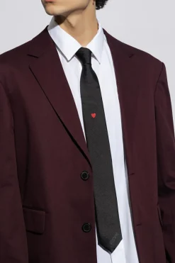 Moschino BLACK Silk tie