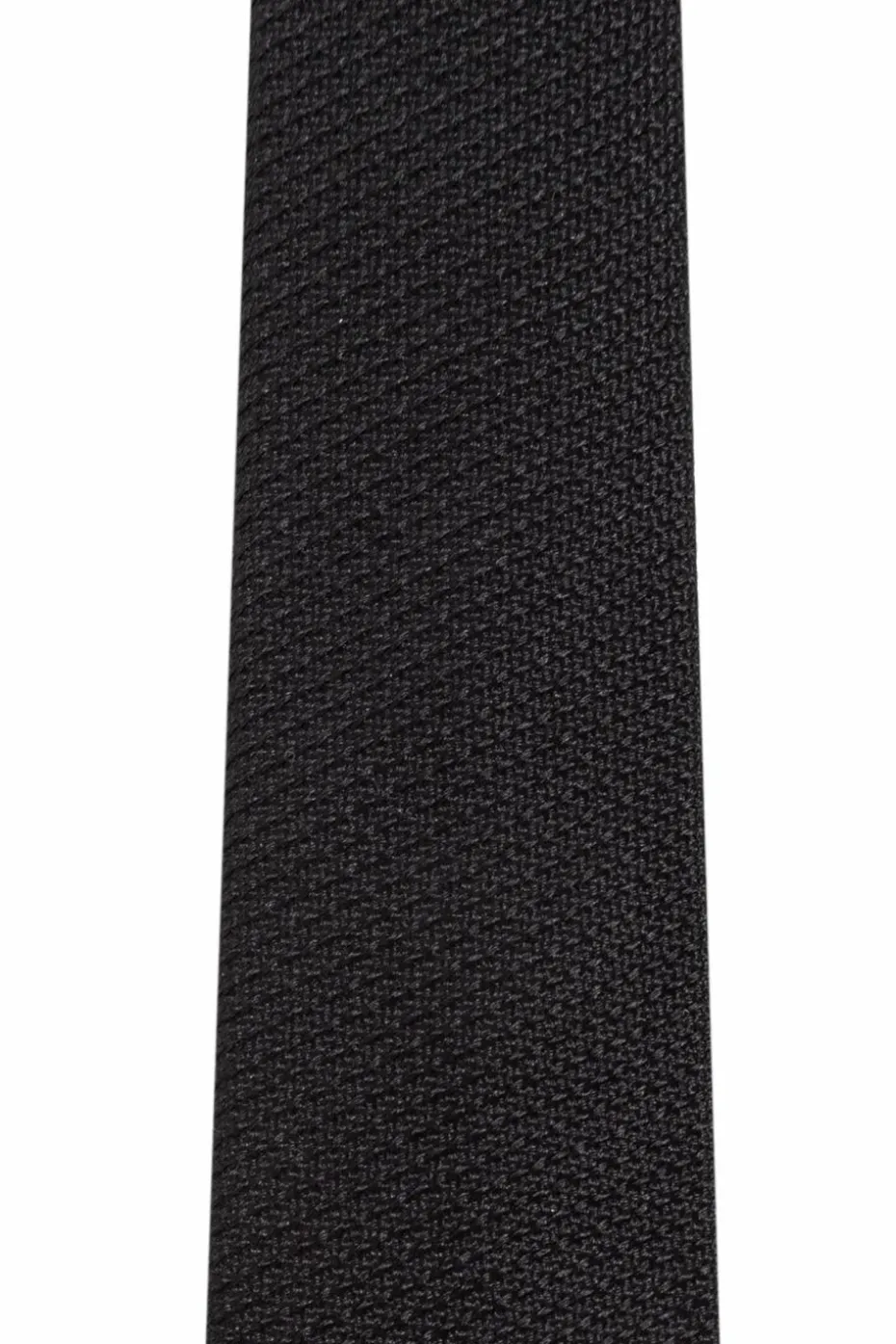 Moschino BLACK Silk tie with logo