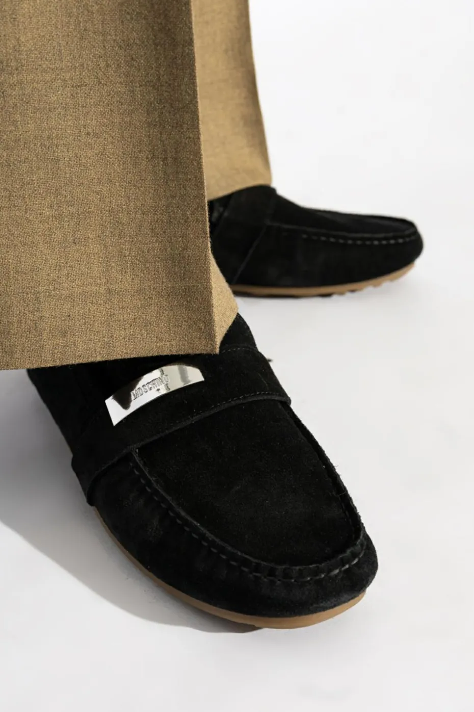 Moschino BLACK Suede boots