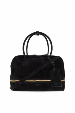 Moschino BLACK Suede handbag