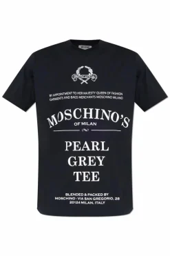 Moschino BLACK T-shirt with print