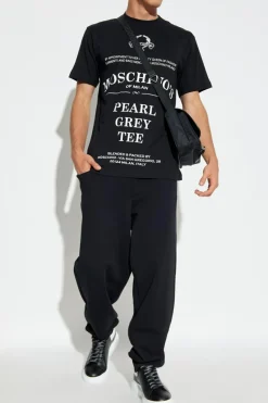 Moschino BLACK T-shirt with print