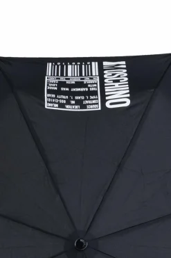 Moschino BLACK Umbrella with logo
