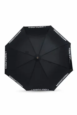 Moschino BLACK Umbrella with logo