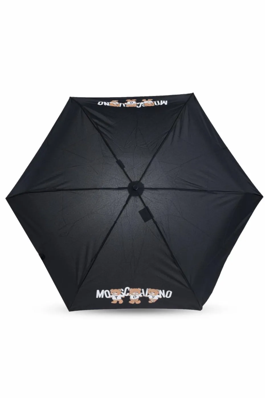Moschino BLACK Umbrella with logo