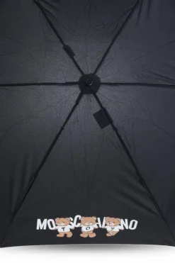 Moschino BLACK Umbrella with logo