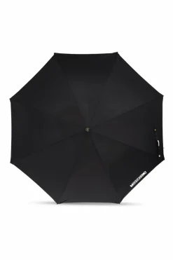 Moschino BLACK Umbrella with logo