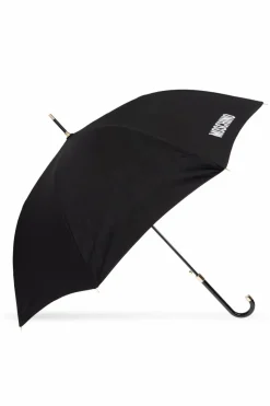 Moschino BLACK Umbrella with logo