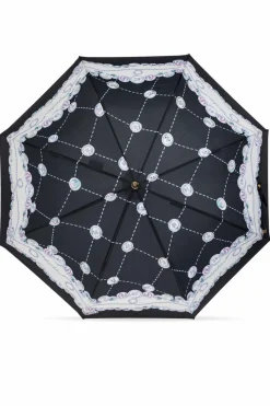 Moschino BLACK Umbrella with logo