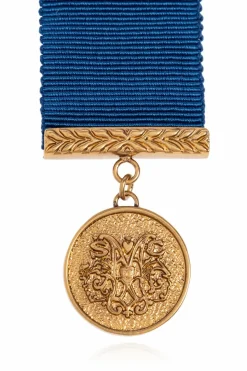 Moschino BLUE Brooch with pendant