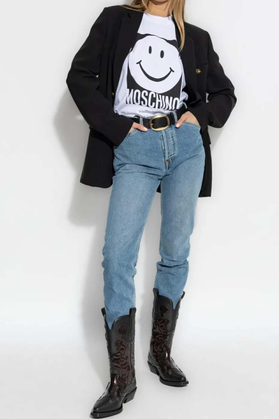 Moschino BLUE Jeans with logo