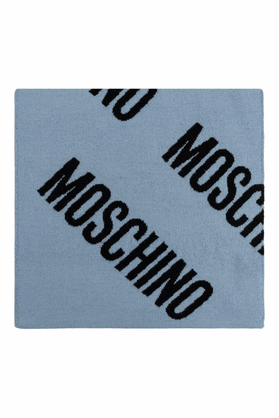 Moschino BLUE Monogram scarf