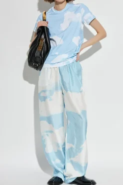 Moschino BLUE T-shirt with logo