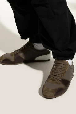 Moschino BROWN Leather sneakers