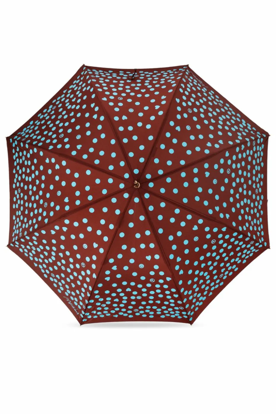Moschino BROWN Parasol with pattern