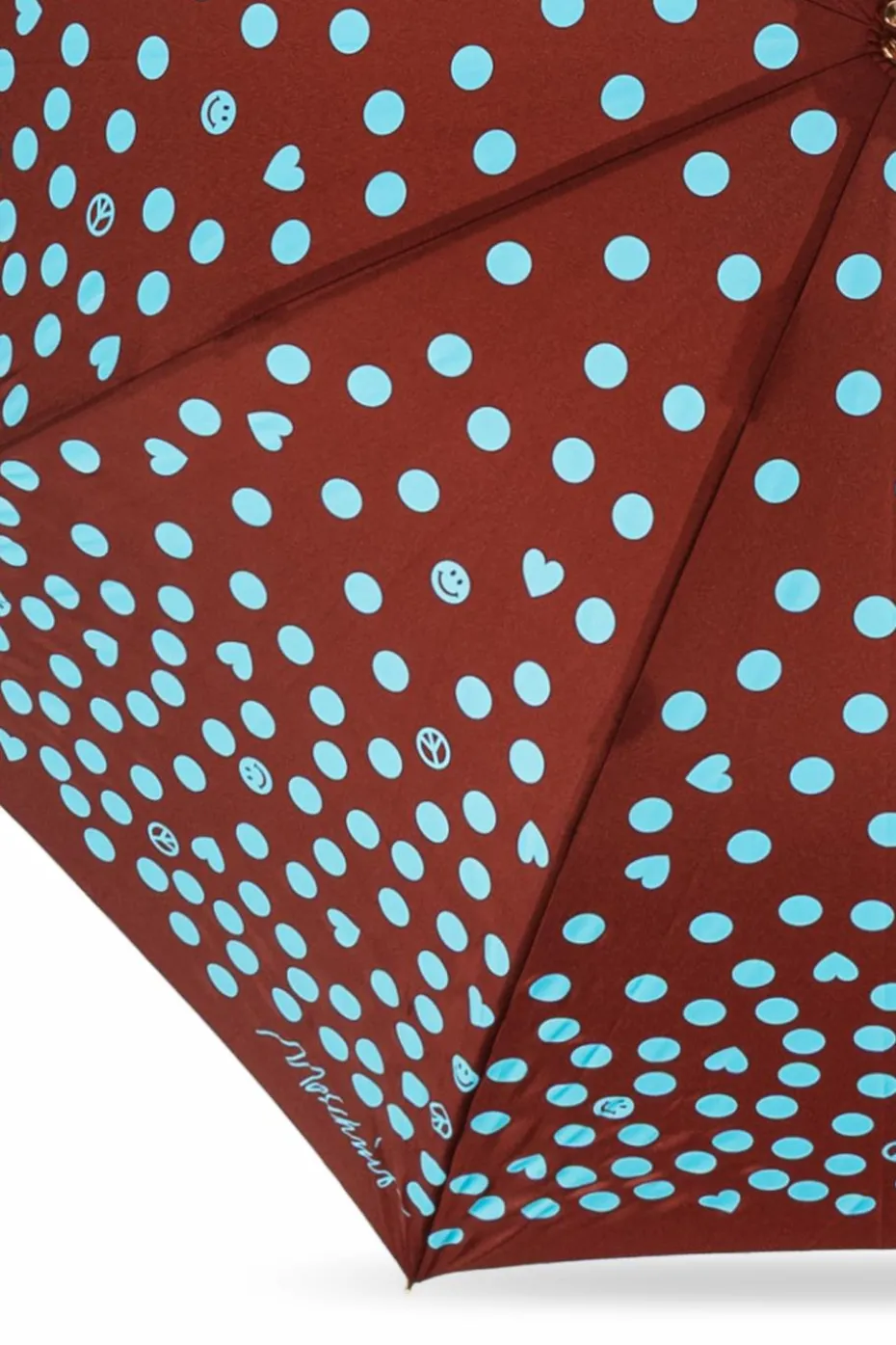 Moschino BROWN Parasol with pattern