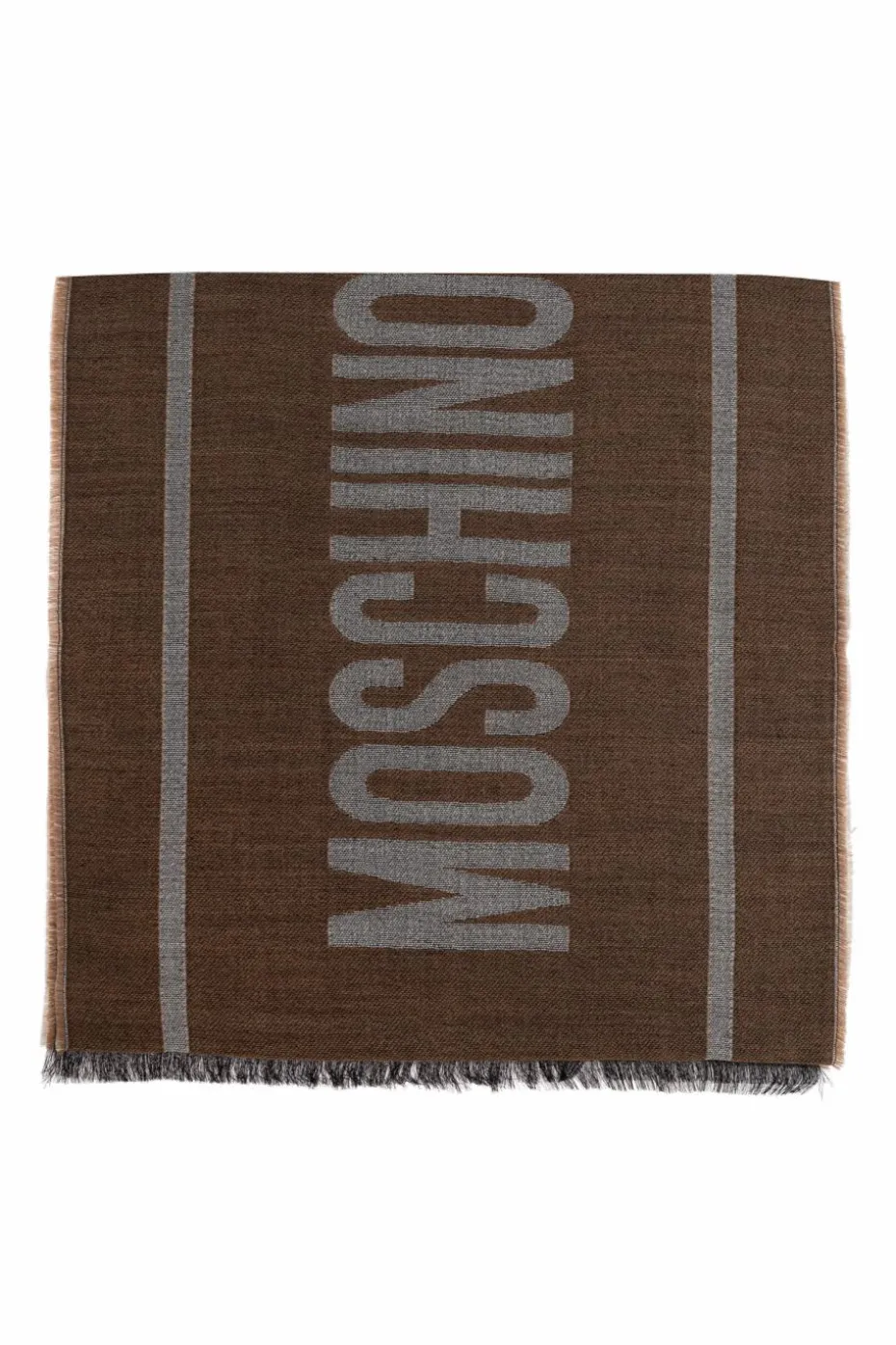 Moschino BROWN Scarf with logo
