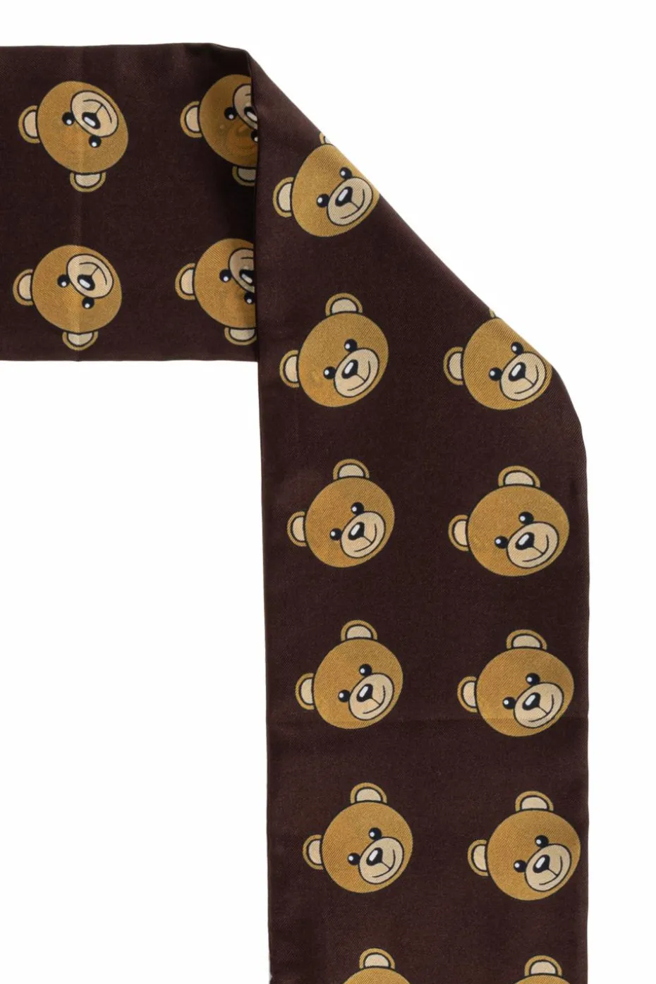 Moschino BROWN Silk scarf