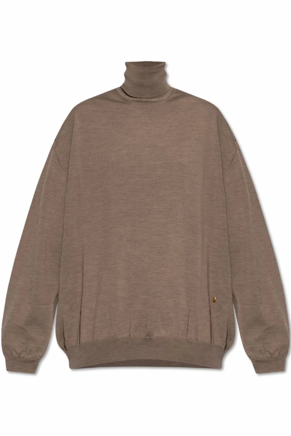 Moschino BROWN Woolen turtleneck