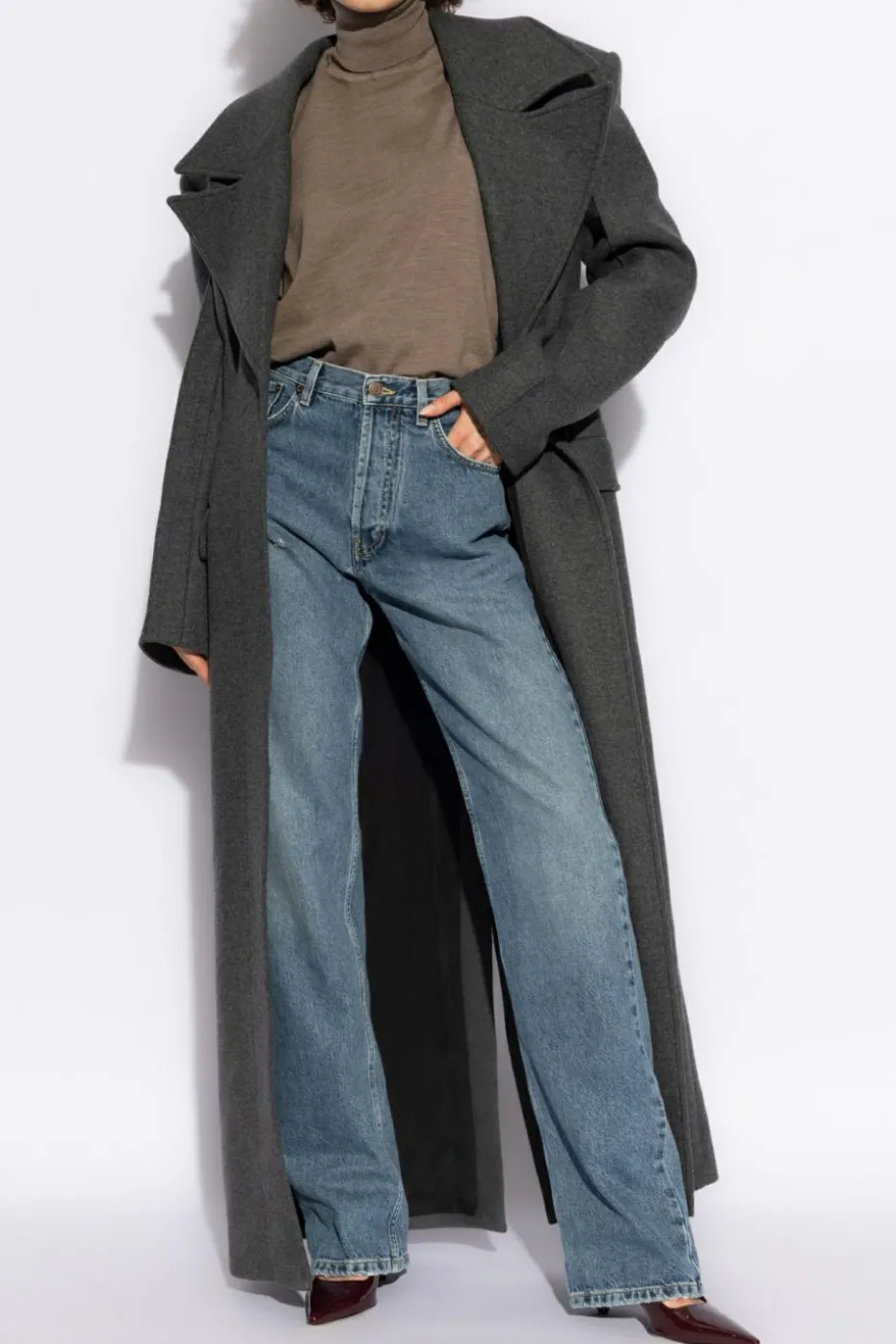 Moschino BROWN Woolen turtleneck