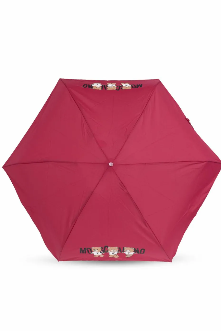 Moschino BURGUNDY Umbrella with logo